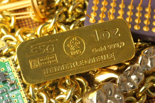 Weiter zu Goldbarren aus Recyclinggold